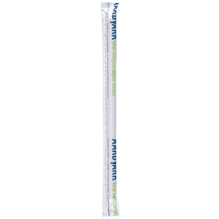 Aardvark 5.75" Wrapped Black Cocktail Paper Straws PK 3200 61612099